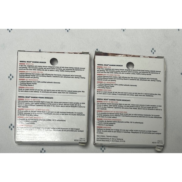 Physicians Formula Mineral Wear Diamond Bronzer Deep Bronze Gem 2-Pack 1741111‎ - Picture 2 of 5